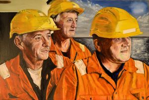 Pete Davies North Sea Oil Portraits